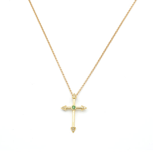 Four Directions Cross Necklace