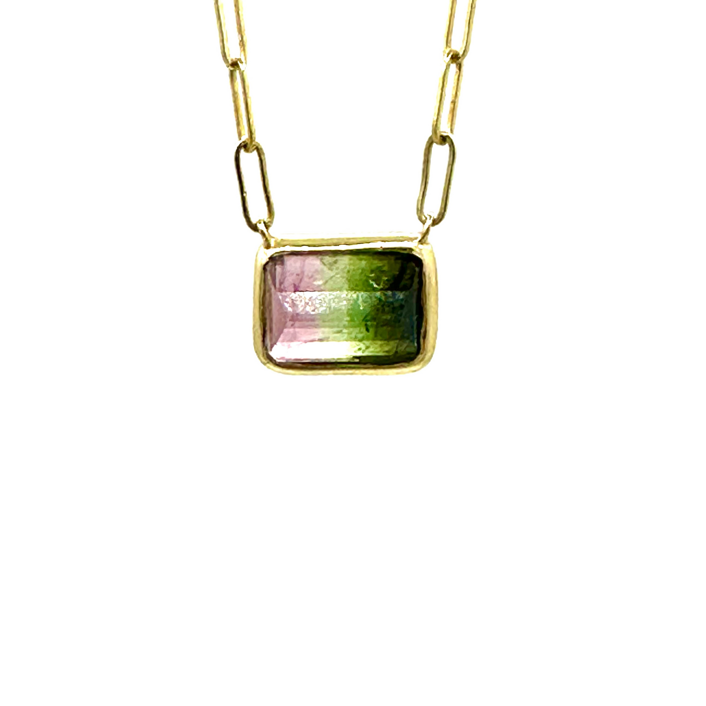 Rainbow Tourmaline Necklace